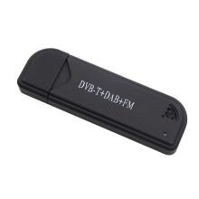 1Pc USB 2.0 Digital Portable TV Stick DVB-T + DAB + FM RTL2832U FC0012 Support SDR Tuner Receiver TV Accessories
