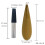 Guiro Instrument Fish Shaped Sand Drum Percussion Instrument with 1 Scraper Musical Training Tool Style A 7
