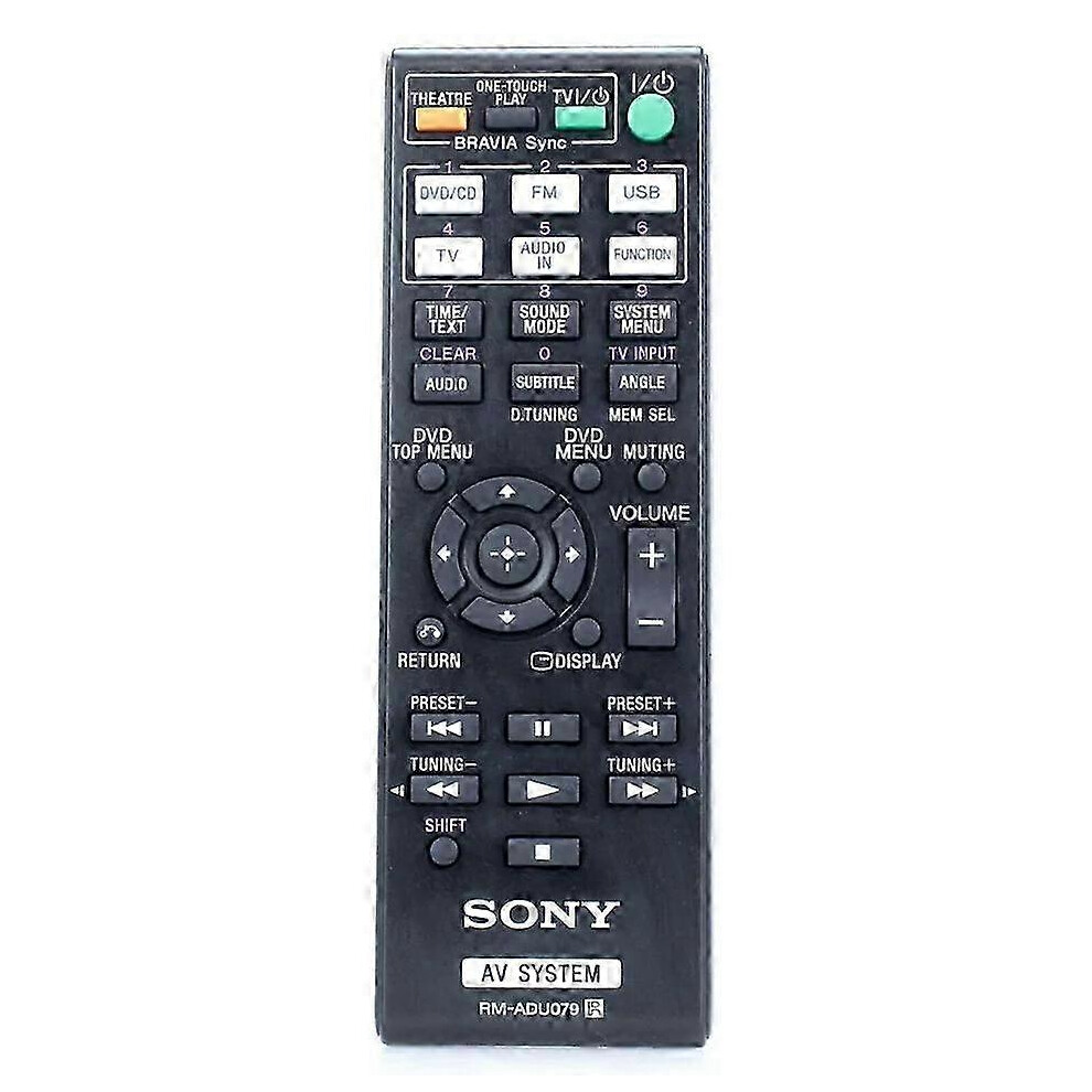 Rm-Adu079 Remote Control For Sony Av System Dav Dz171 Dav Dz175 Edition0722 6900003534653