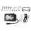 Adjustable Mounting Off Roading Bicycles Light 1.5A-White 1