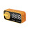 Mirror Digital Alarm Clock Timer Rechargable Wireless Clock Alarms Speaker Subwoofer Desktop LED Clock A 1