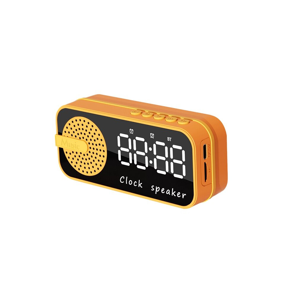 Mirror Digital Alarm Clock Timer Rechargable Wireless Clock Alarms Speaker Subwoofer Desktop Led Clock A 4712630793974