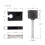 1 UppsäTtning med 4 St Headless Basgitarr Bridge Strings Sadles för Headless Bass Bridge GitarrtillbehöR 9