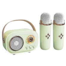 Portable Karaoke Singing Speaker Bluetooth-Compatible Karaoke Machine for Friend Family Party hwy