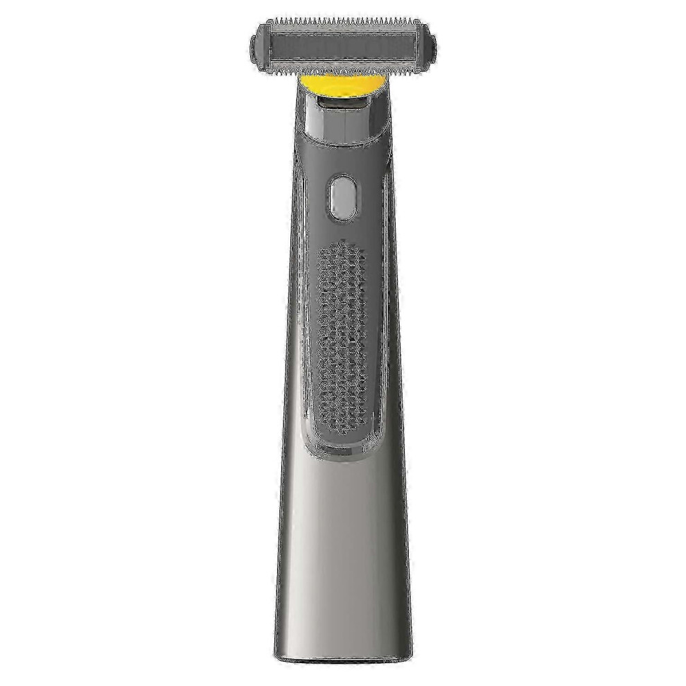 MicroTouch SOLO Titanium Rechargeable Electric Razor with Precision Trimmer Waterproof 3 Comb Attachments and USB Charging hwy