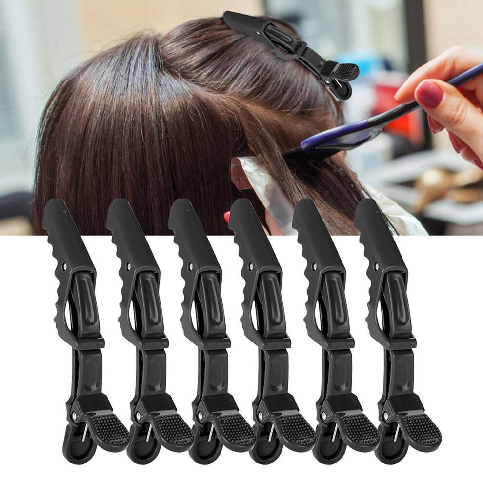 Professional Crocodile Hair Clips 6 Pack