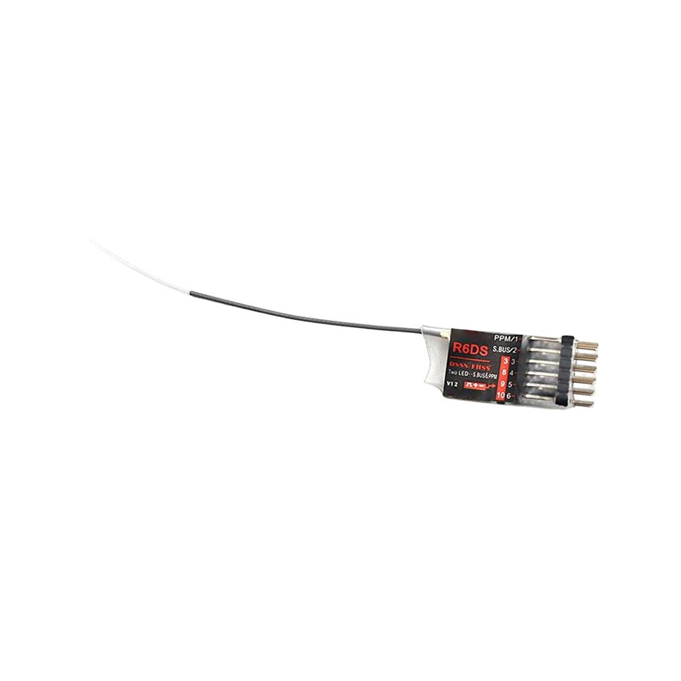 For Radiolink R6ds 2.4G 6Ch Dsss Receiver For At9 At9s At10 Ii Transmitter, Dual Antenna Sbus Ppm Pwm Drone Receiver Red 6033669418910