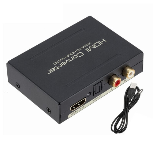 -Compatible Audio Extractor 5.1ch 2.0ch Stereo Extractor Converter SPDIF Audio Splitter Adapter 1