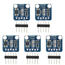5 St VEML7700 Omgivningsljussensormodul 16-Bitars I2C 0-120klux för för Raspberry Pi Automatisk Ljusstyrka