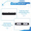 Patch Panel 12Port CAT5e 10G Support 1U Network Patch Panel UTP 19inch Wallmount or Rackmount Punch Down Block for CAT5e 4
