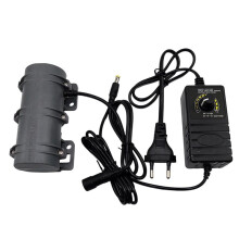 Vibrating Motor Portable 12V 3800rpm 10W for Warning Systems Massage Bed Speed Regulating Vibrator EU Plug