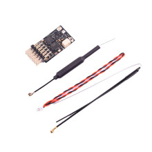 Récepteur XR6P ELRS 2,4 GHz/915 MHz 6 Canaux PWM CRSF ExpressLRS avec Antenne pour Drones RC FPV