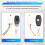 DC4V-12V Wireless Relay Remote Control One Key  Receiver Transmitter Wireless Remote Control Relay Receiver 1
