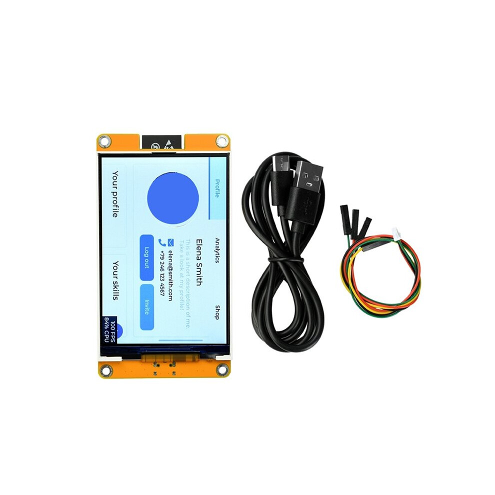 4 Inch Esp32 Wifi Development Board 320X480 Onboard Esp32-Wroom-32E Module St7796s Driver Without Touch 6032991905860