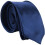 Polyester Narrow Neck Tie Skinny Solid Dark  Thin Necktie for Men (2inch Max Width) 1