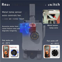 For  A1 A1  Extruder Motor Cooling Fan Kit Auto Control Fan High-Efficiency Silent Fan 3D Printer Accessory