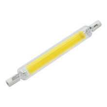 Lâmpada LED R7s COB com Tubo de Vidro, Super Brilhante, 20W, 189mm, AC220V, para Uso Doméstico (Luz Branca Quente), 3000K, 3000lm