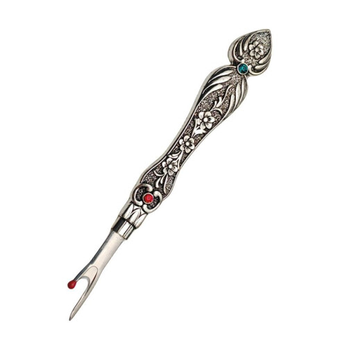 Vintage Thread Cutter Seam Ripper Unpicker -Stitch Sewing Handle Needlework Thread Remover Silver