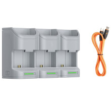 Portable PC3-LPE6 Battery Charging Case USB-C PD Fast Charging for  C50, R7, 6D, 60D, 70D Camera Batteries