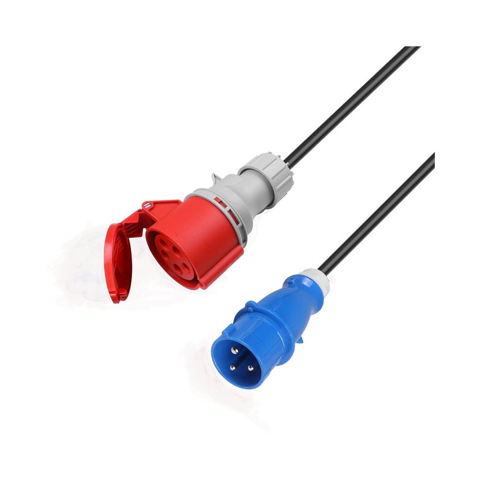 Electric Vehicle Charging Adapter Cee Plug 7Kw To Socket 22Kw For Electric Vehicle Charging 32A Equipment Red 4712228317414
