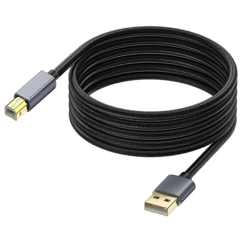 Usb Printer Cable 10M Usb 2.0 Type A Male To B Male Scanner Cord High Speed For Hp,Canon,Dell,Epson Szrh A-G 1533 6900003535148