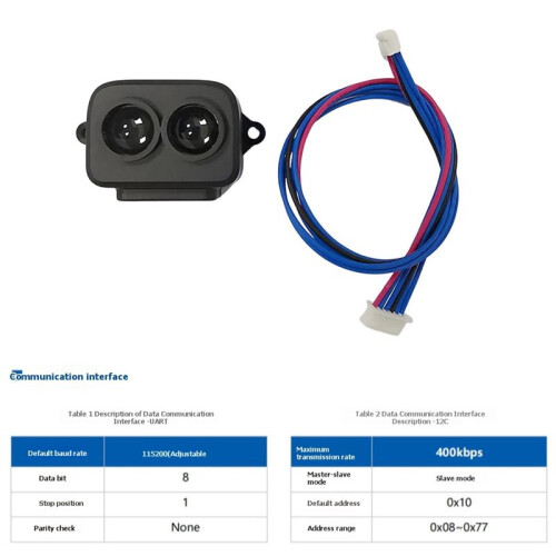 TF- Laser   Single Point Ranging LiDAR Sensor Module for Distance Measurement 2