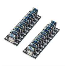 20 Unidades de Conector Hembra Tipo C de 4 Pines, Conector de Puerto de Carga de Datos, Base de Carga Eléctrica Pequeña con Placa de Fijación