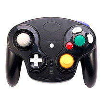 Wireless Game Controller for GameCube NGC Console with 2.4GHz Receiver Adapter Ergonomic Joystick Gamepad Manette A