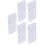 10 Clear PP Battery Boxes for AA AAA 12
