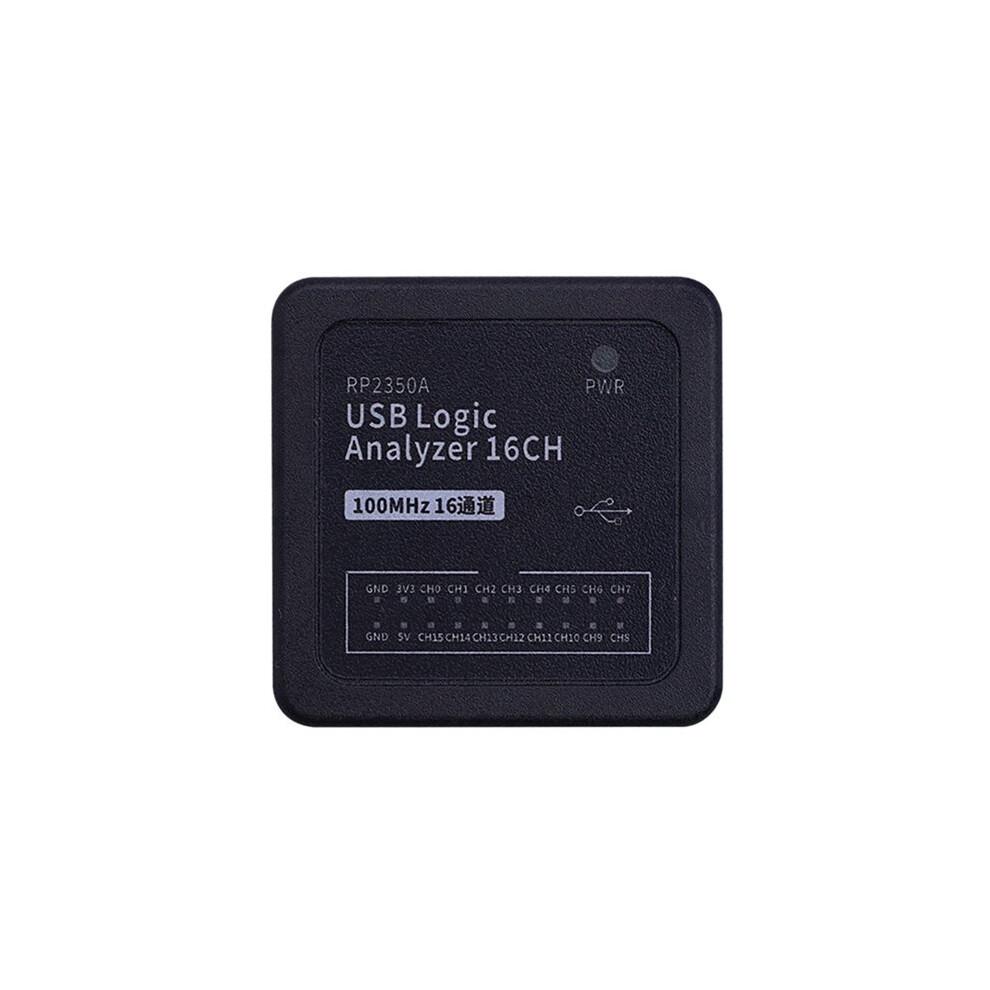 Usb Logic Analyzer Logic Analyzer Module For Raspberry Pi Rp2350a Microcontroller Black 6032747043648