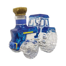 Classical Farm Tractors Design Borosilicate Glass-Blue