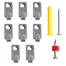 12PCS Wall Mount Hooks, Stainless Steel Hook, Heavy Duty Single Hole Hanger, Hook J Shape