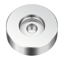 Vinyl Record Adapter EP Turntable Center Hole Spindle for 7 Inch 45 RPM Large Hole LP Vinyl Record Player Sliver
