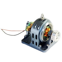 Doe-Het-Zelf Model Generatormotor met Puur Koperen Uurwerk, Metalen Behuizing en Schroeven, Educatief Model, Krachtige Generatoraccessoires
