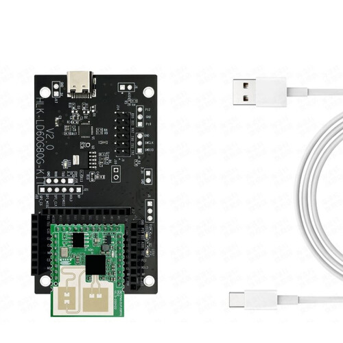 60GHz Millimeter Wave  Module+Base Plate Kit LD6003 Respiratory Heart Rate Detection Module Human Presence Sensor
