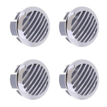 4 Pezzi 3 Pollici/76 mm Marine Grade 316 Griglia di Ventilazione In Acciaio Inox, Copertura di Ventilazione del Flusso D'Aria per , Barche,