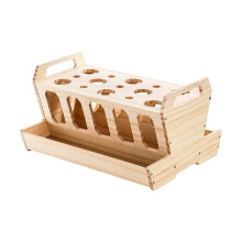 Houten Konijn Hays Feeder Wortelhouder Ontwerp Huisdier Kleine-1