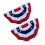 Set Of 2 Durable Polyester Cloth Decorative semilune molded-60 1
