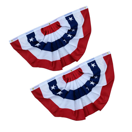 Set Of 2 Durable Polyester Cloth Decorative semilune molded-60