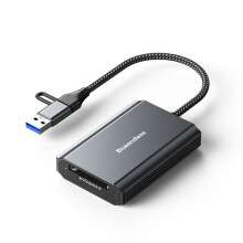 Blueendless CFexpress TypeB Memory Card Reader USB 3.2 10Gbps High-Speed Reading with USB C/A Cable for Phones PC Tablets