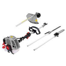 SwitZer Petrol 52CC 5 in 1 Garden Tool, Multi Function Petrol Garden Tool Grey