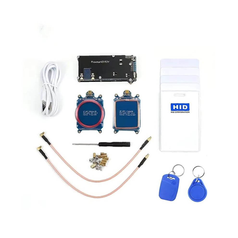 Nfc 125Khz 13.56Mhz Reader Writer Duplicator Rfid Proxmark3 Rdv2 512K Memory Pm3 Dev Encoder Develop Suit Programmer 4713935018328