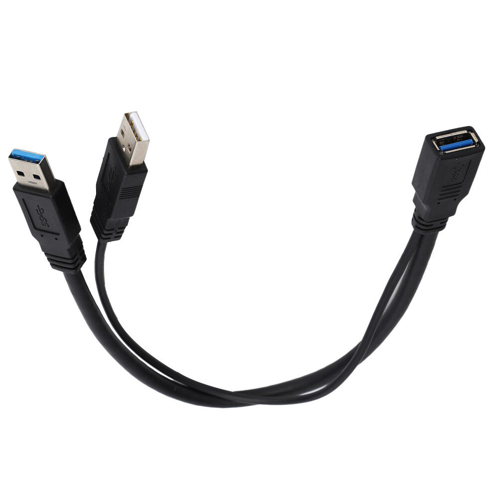 30Cm Usb 3.0 Female To Dual Male Cable 7340572607942