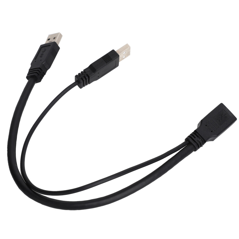 30Cm Usb 3.0 Female To Dual Male Cable 7340572624826