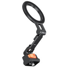 Suporte Magnético de Sapata Fria para Telefones, Suporte Dobrável para Telefone com Parafuso de 1/4 e Suporte de Sapata Fria para Fotografia de