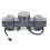 DN32 PVC Digital Flowmeter RS485 Modbus RTU Inline Pipe-Mounted LCD Flowmeter for Water Irrigation Wastewater 1
