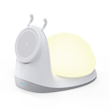15W Wireless Magnetic Charger Table Desk Phone Holder 15W Fast Charging Snail Night Light