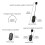 2.4G Wireless Headset Microphone with LED Digital Display 160ft Range for PA System,Voice Amplifier 8