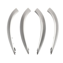 Car Inner Door Armrest Pull Handle Cover Grab Panel Outer Cover for  3 Series F35 2012-2018 Silver