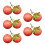 Simulation de pommes de fruits en mousse avec branche,-5 pièces 1